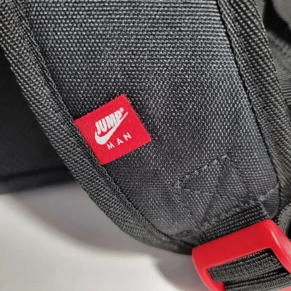 Nike Air Jordan Jumpman Backpack Logo Black Size L 9A0505-023 13" Laptop Pouch